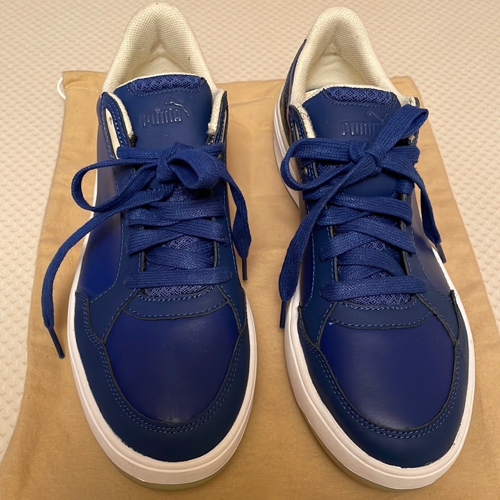 Puma x Alexander McQueen Royal Blue Sneakers.